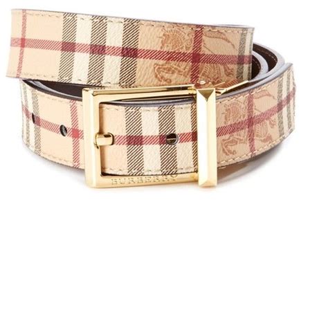 burberry haymarket reversible belt|Burberry reversible check belt.